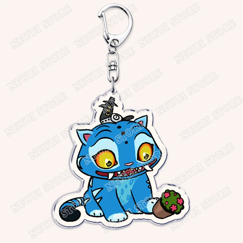 Kpop Demon Girls Huntrix Saja Boys Keychains for Accessories Bag Marcus Rumi Zoey Jinu Ramen Ramyeon Keyring Jewelry Fans Gift