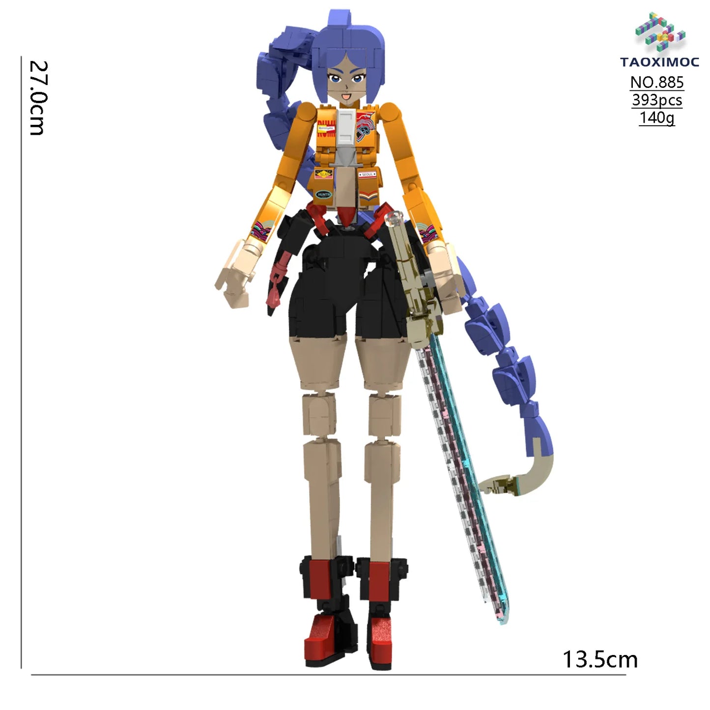 2025 Kpop Demon Hunter Building Blocks Model Desktop Furnishings Children's Toys Collection Christmas and Halloween gifts