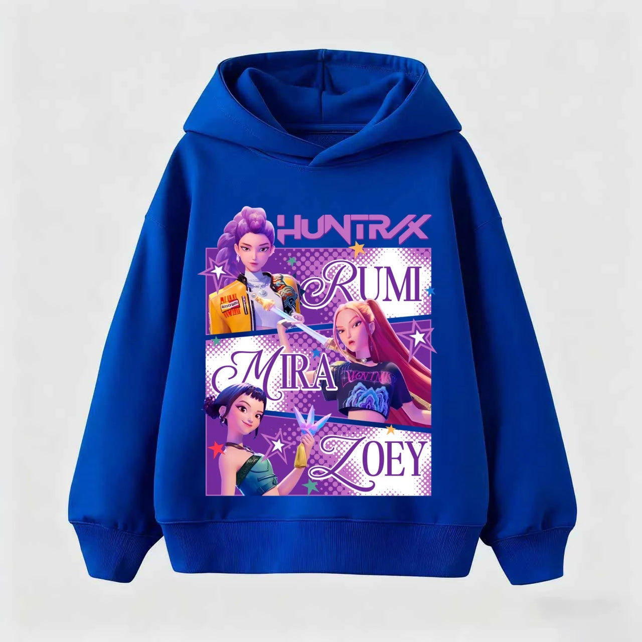 2025 KPop Demon Hunters Hoodie Fashion Rumi Sweatshirt Pullover Cute Long Sleeve Autumn Boys Girls Cartoon Y2K Hoody Sportswear