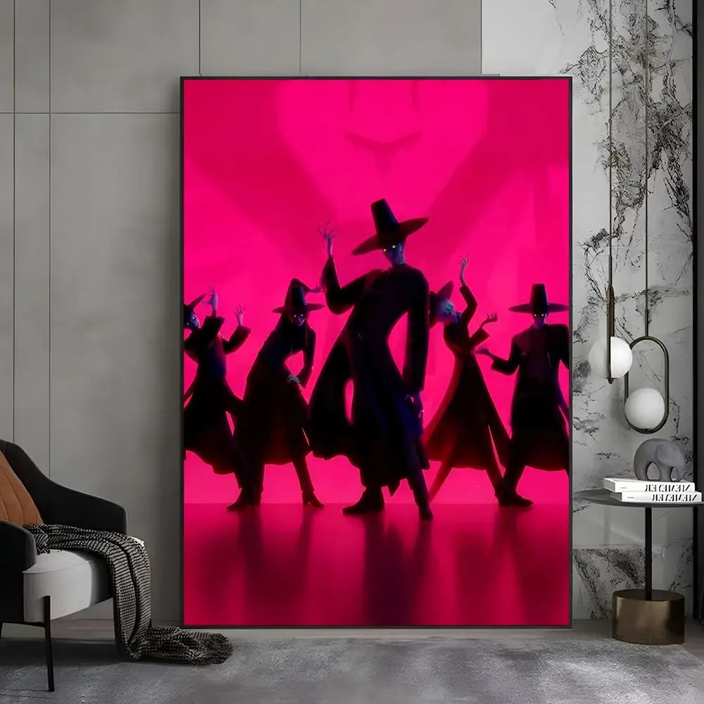 KPop S-saja Boys Demon Hunters Poster Premium Aesthetic Posters Sticker For Living Room Or Bar Painting Decoration Wall Art