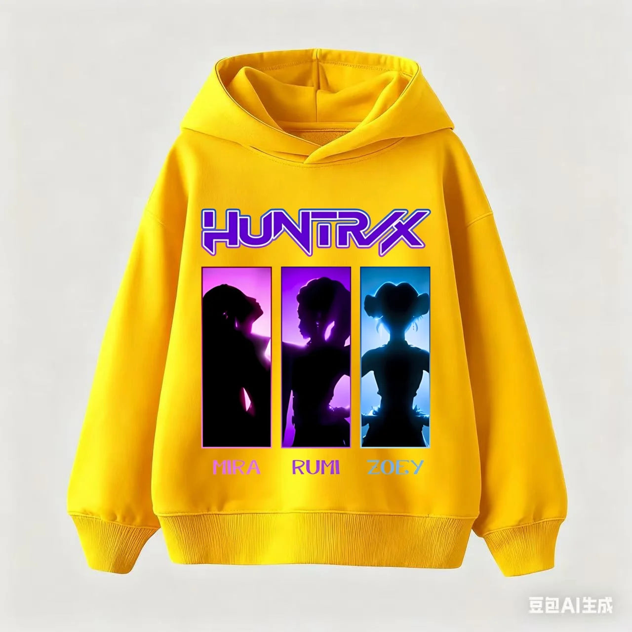 K-pop Demon Hunters Hoodies Boys Girls Long Sleeve Outerwear Saja Boys Print Hooded Coat for Children Fashion Pullover Kids Tops