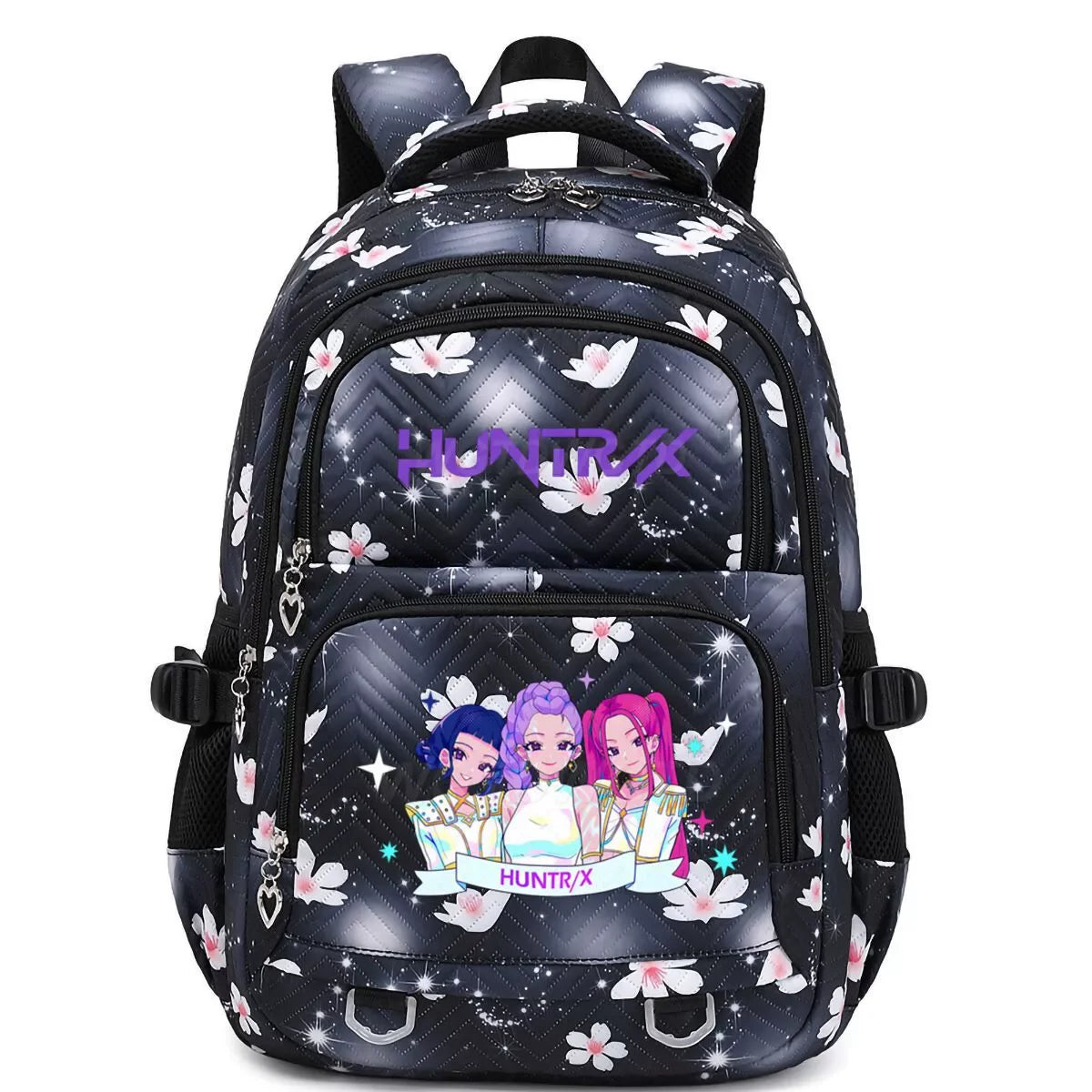 Kpop Demon Hunters Backpack Cartoon Rumi Mira Zoey HUNTR/X Saja Boys Print Schoolbag Large Capacity Student School Bas for Girls