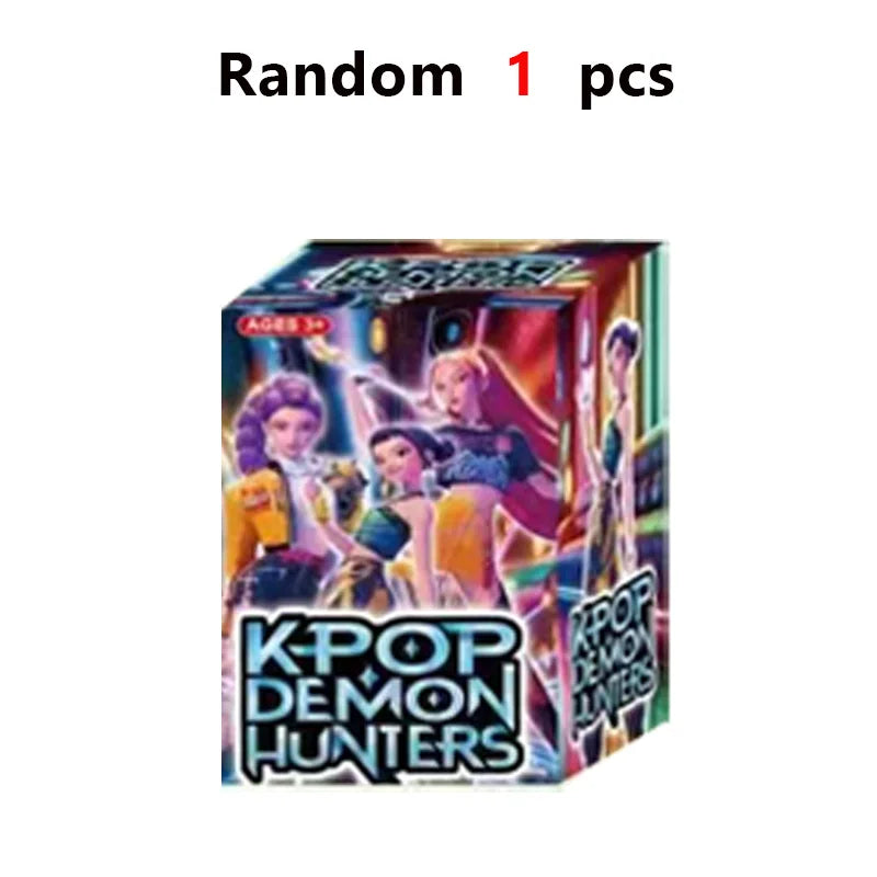 18pcs Kpop Demon Hunters blind box Figure Toy Derpys Tiger Rumi Mira Zoey Sussy Figurine Doll For Fans Christmas birthday Gift