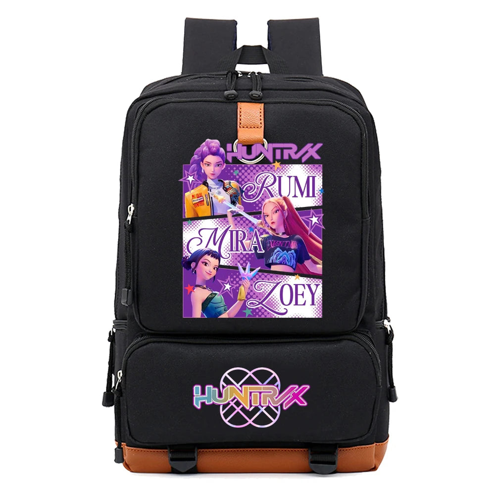 Kpop Demon Hunter Saja Boy Schoolbag Backpack Laptop Teens Student Book Bag Gift