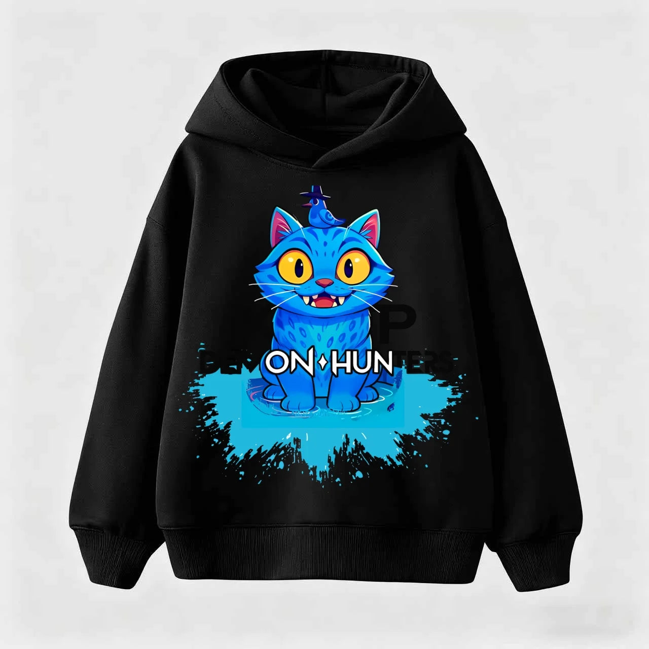 New Children's sweatshirt Korean Wave Demon Hunter Print Fashion Casual 2025 Movie Round Neck Girl Casual Clothing