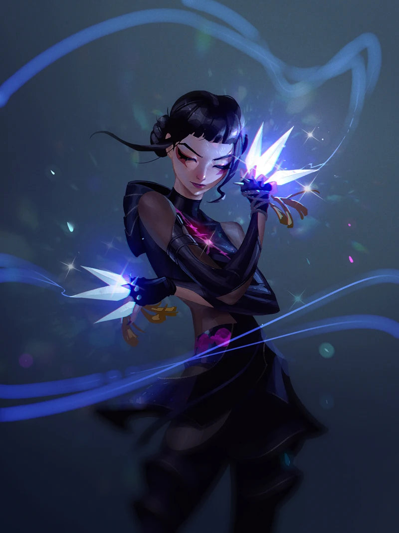 New K-Pop Girls Group Demon Hunters Art Fans Artwork Music Movie Anime Kpop Poster Canvas Painting Wall Pictures Fans Home Decor