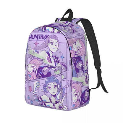 K-Pop Demon Hunters Team Anime Backpack College Backpacks Teen Colorful Large High School Bags Casual Rucksack
