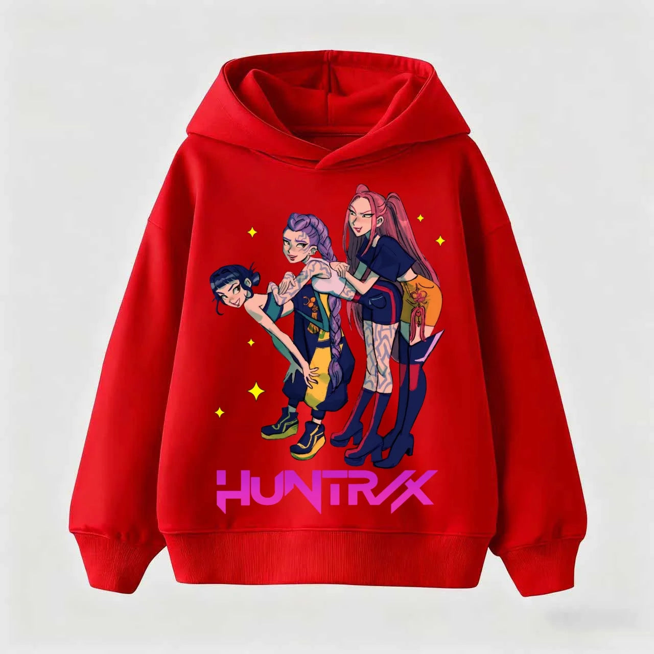 KPop Demon Hunters Hoodies For Kids 2025 Hot Movies Sweatshirt Cartoon Hoodie For Boys Girls Fashion Hoodie For Women Men