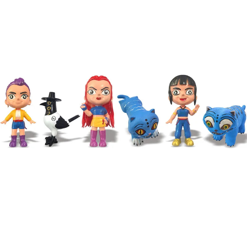 Anime Kpop Demon Hunters Figure Model Toy Cartoon Gaming Peripherals Desk Decoration Collection Figures Model Toy for Kid Gift