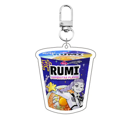 Kpop Demon Hunters Huntrix Saja Boys Acrylic Keychains Hot Accessories Jewelry Rumi Zoey Mira Sold My Soul Keyrings Fans Gifts