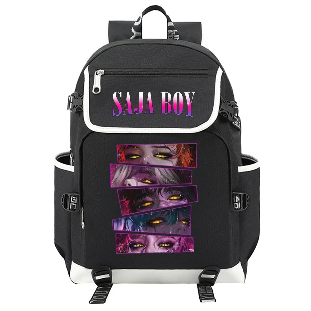 Anime Kpop Demon Hunter Saja Boy Backpack Laptop Backpack Teens Schoolbag Boys Girls Student Book Bag Gift