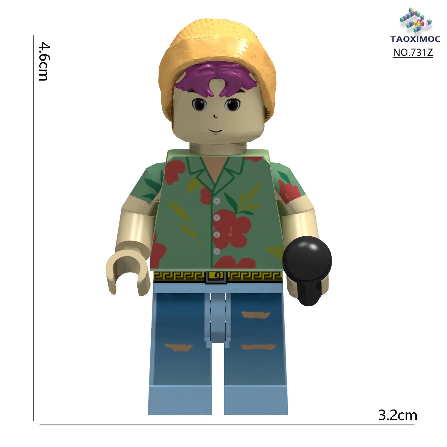 Demon Hunters, a group of demon hunters, build blocks with Lumi and assemble toy building blocks with dolls