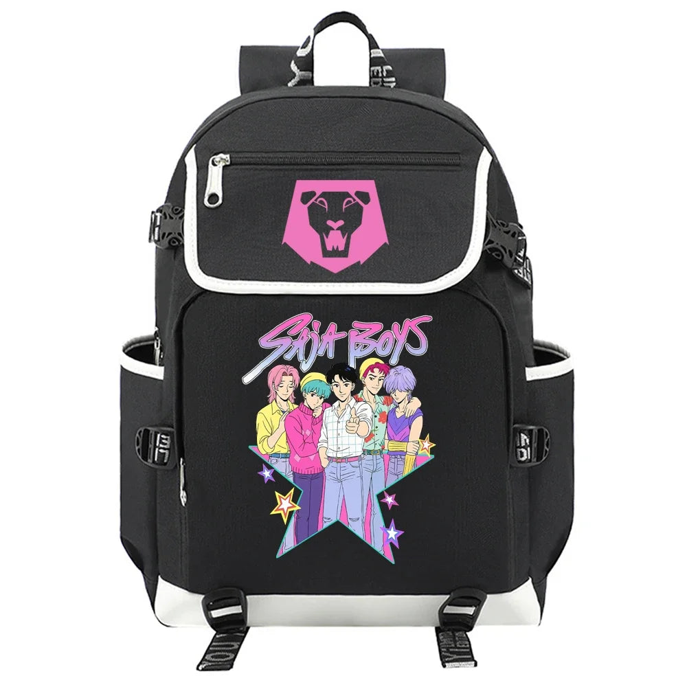 Anime Kpop Demon Hunter Saja Boy Backpack Laptop Backpack Teens Schoolbag Boys Girls Student Book Bag Gift
