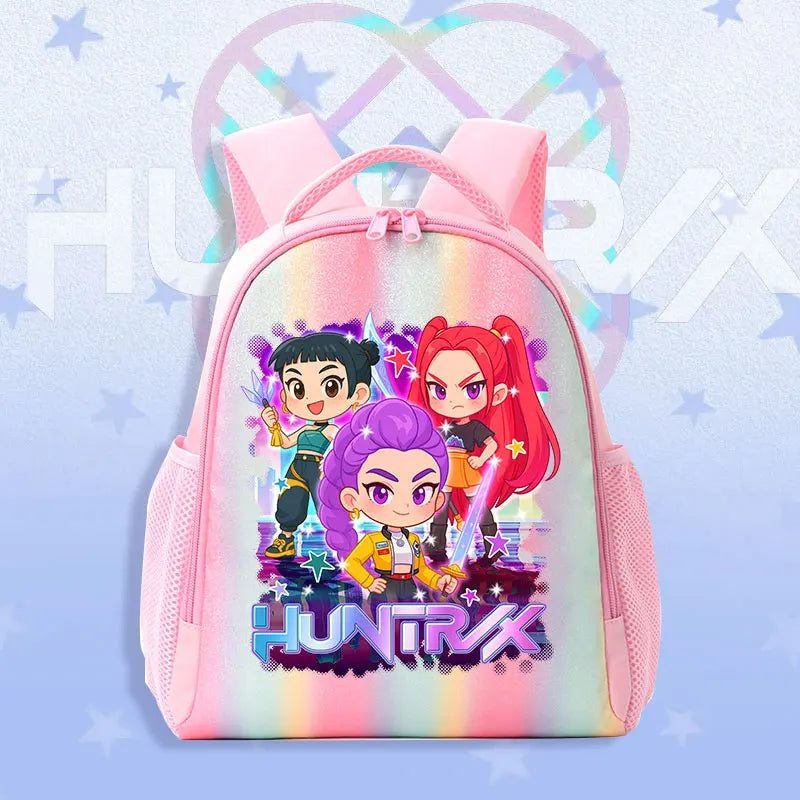 Schoolbag KPop Demon Hunters Children's Backpack Rainbow for K-POP HUNTR/X Rumi Mira Zoey Backpack Gifts Bag Shoulders Bag