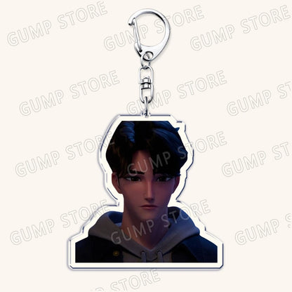 Hot Kpop Demon Hunters Huntrix Saja Boys Keychains for Accessories Jewelry Rumi Zoey Jinu Mira Sold My Soul Keyrings Fans Gifts