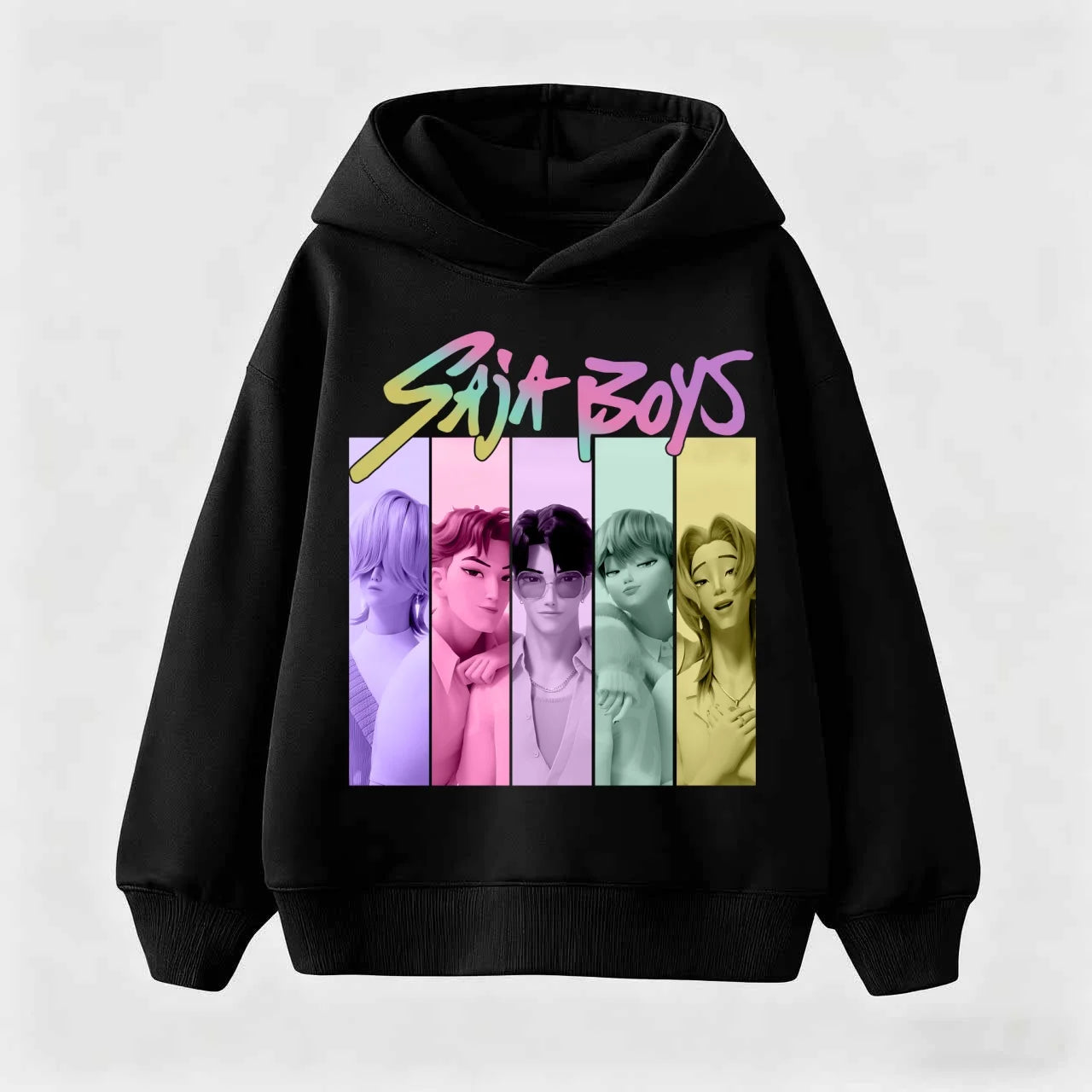 Casual Movie Unisex Hoodies Kid Hoodie Manga Kids Kpop Demon Hunters Children's Sweatshirt Cute Tiger Hoody for Boys Girls