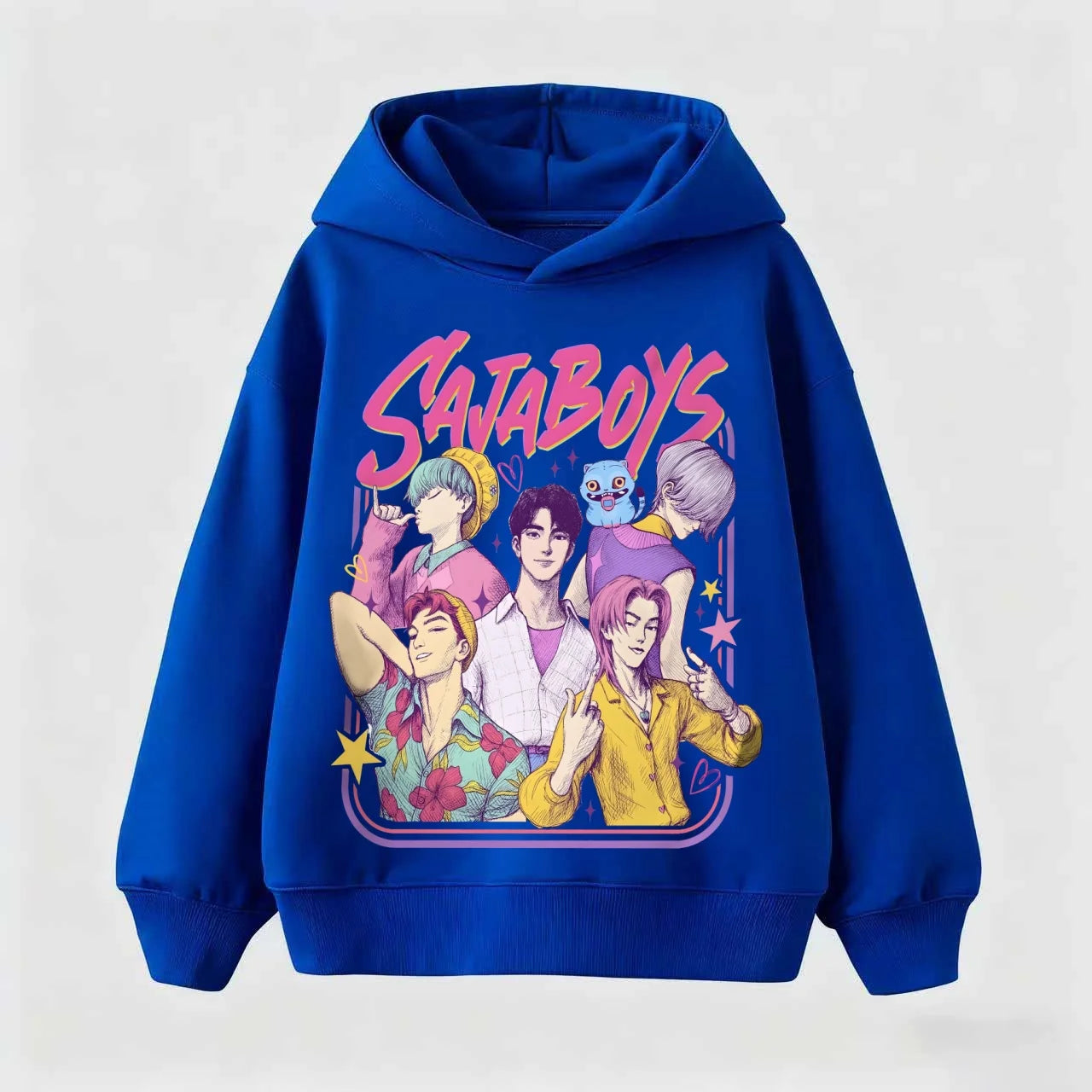 KPop Demon Hunters Huntrix Hoodie Kids Hooded Sweatshirt Baby Girls Pullover Hoodies Boys Fashion Outerwear Children's Clothing