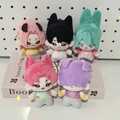 NEW Kpop Demon Hunters Pendant Plush Doll Toy Keychain Cartoon Cute Soft Saja Boys Plush Doll Room Decoration For Kid Gift