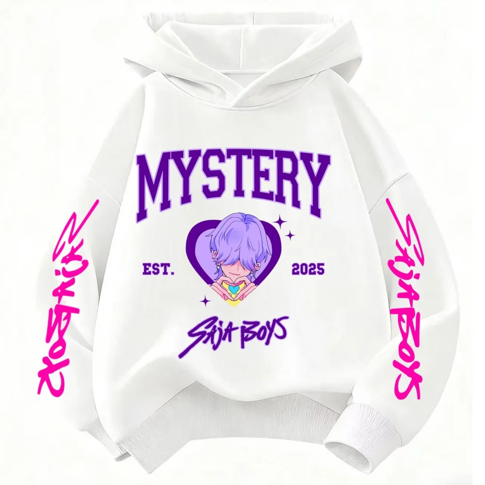 KPop Demon Hunters Hoodies for Kid's Autumn Winter New Cotton Hoodie Fashion 2025 Movie Hoody for Adult Kids Mother-to-be Top