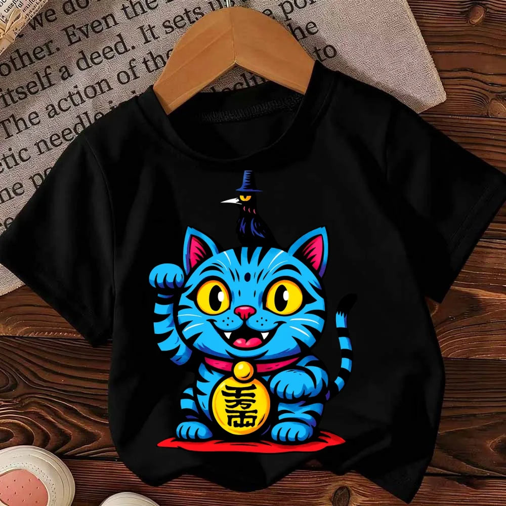 Girls Boys Cotton T-shirt Tops Jinu Kpop Demon Hunters T-Shirt Summer Kids Clothes 2025 Movie Fashion Toddler Shortsleeve Tops
