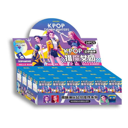 *24pcs Kpop Demon Hunters Blind Box Figure Toy Derpys Tiger Rumi Mira Zoey Sussy Figurine Doll Fans Christma birthday Gift