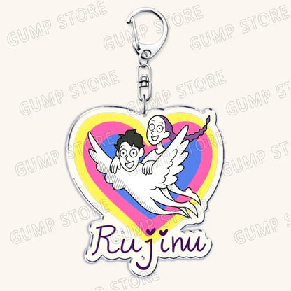 Popular Kpop TV Demon Hunters Huntrix Saja Boys Keychains for Accessories Bag Rumi Zoey Jinu Keyring Jewelry Fans Friends Gifts