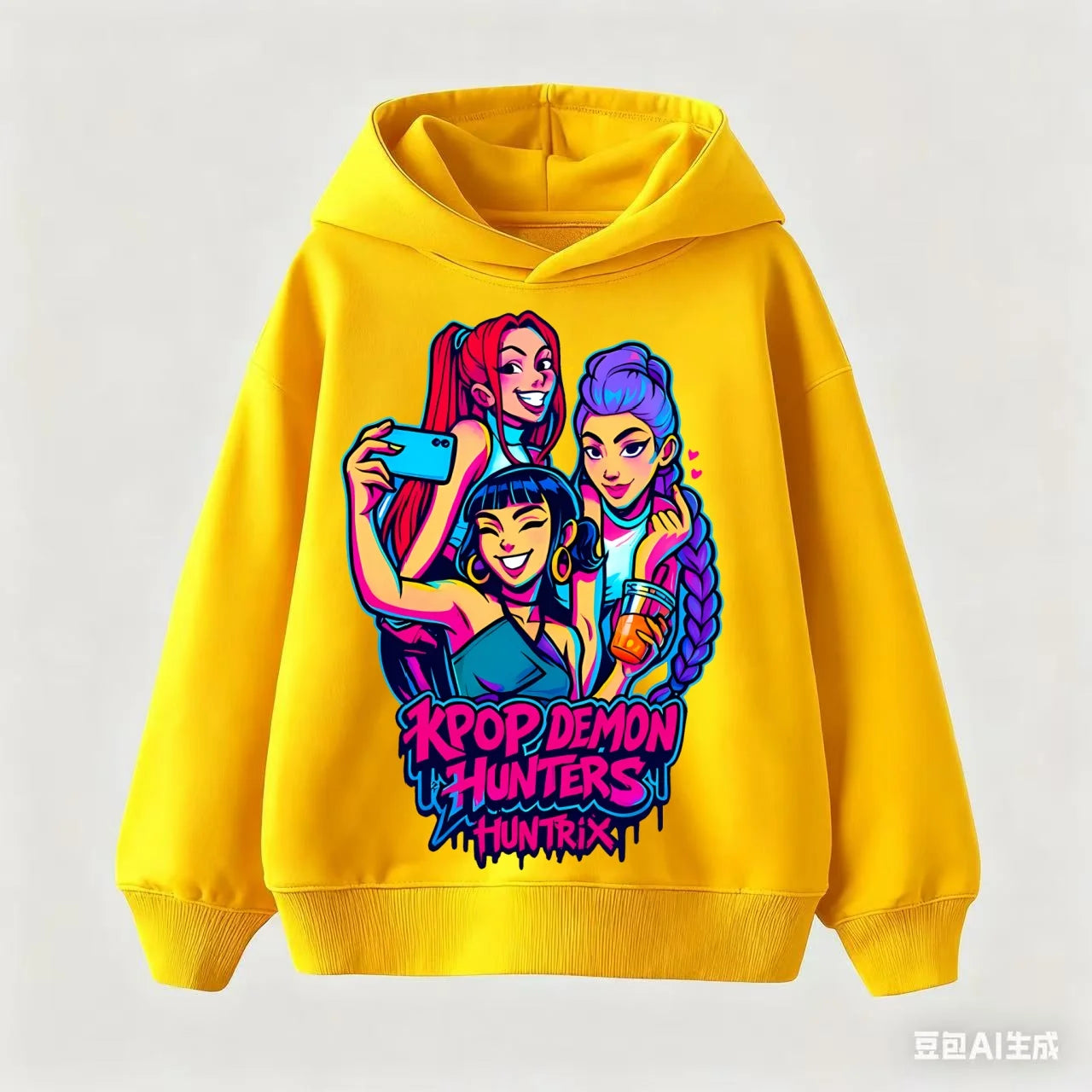 2025 Kpop Demon Hunter Saja Boys Children-Hoodie Harajuku Boys Girls Pullover Tops