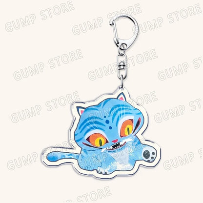 Popular Kpop TV Demon Hunters Huntrix Saja Boys Keychains for Accessories Bag Rumi Zoey Jinu Keyring Jewelry Fans Friends Gifts