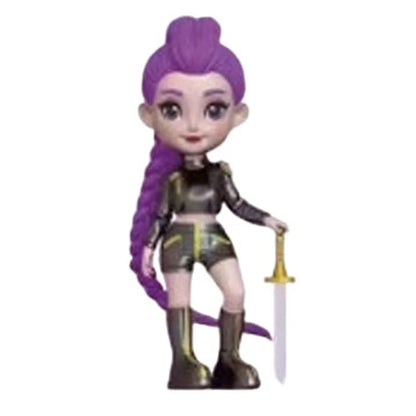 2025 Hot Anime KPop Devil Hunter Doll Vinyl Toy Rumi Mira Zoi Character Vinyl Mask Blind Box Ornament Toy Christmas Gift