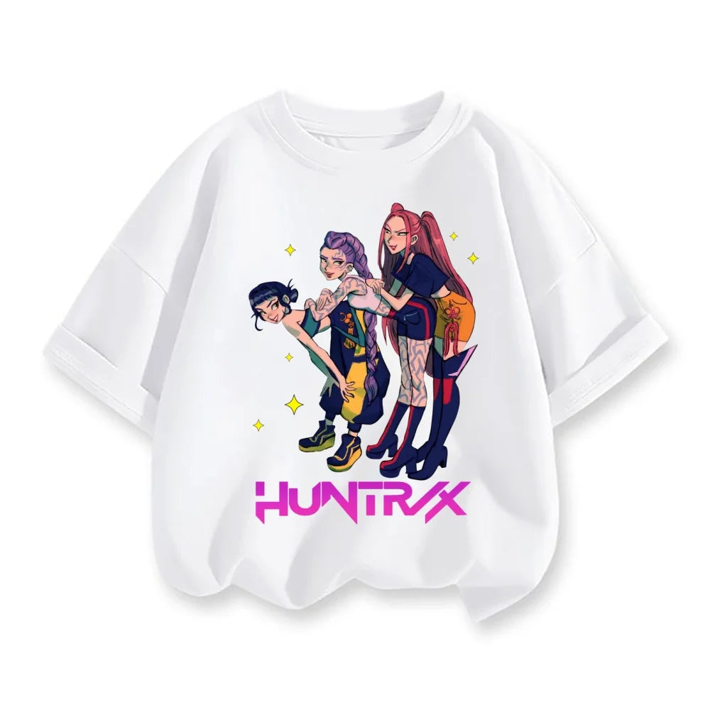 Derpy Tiger Kpop Demon Hunters Shirt for Kids Baby Girl Men Women T Shirt Cute Tiger Cartoon Clothes 2025 Hot Movie Print Soft