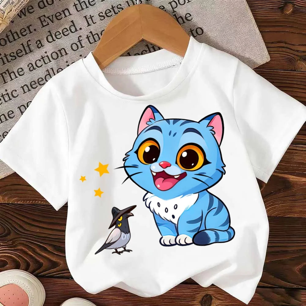 Kpop Demon Hunters Kids T-shirt Huntrix Saja Boys Movie Short Sleeve Cute Derpy Rumi Jinu Tops Child Clothing Girl Clothes Gift