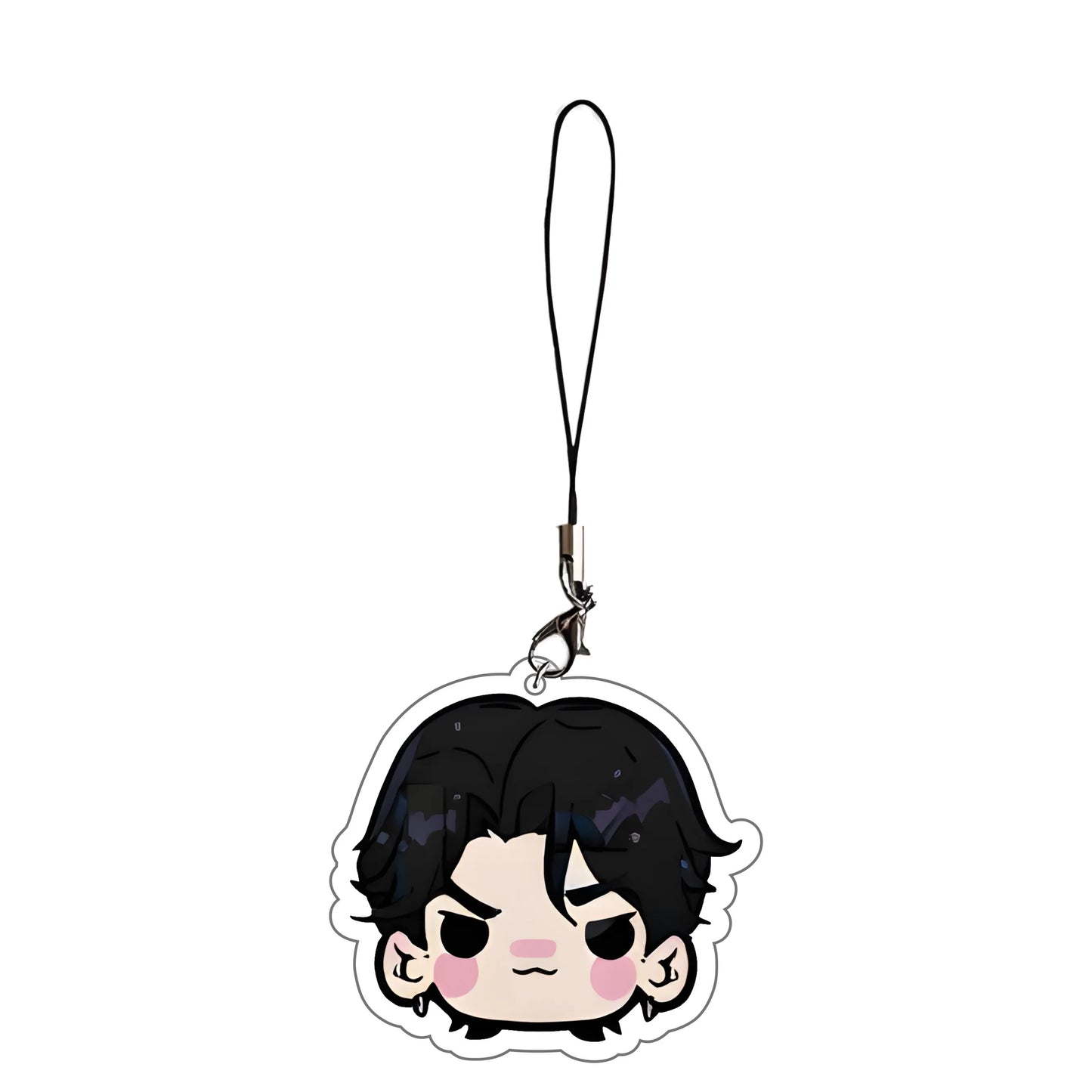 Anime KPop Demon Hunters Tiger Acrylic phone charm Pendant Keyring Jewelry Backpack Decorations Halloween Carnival Props Gifts