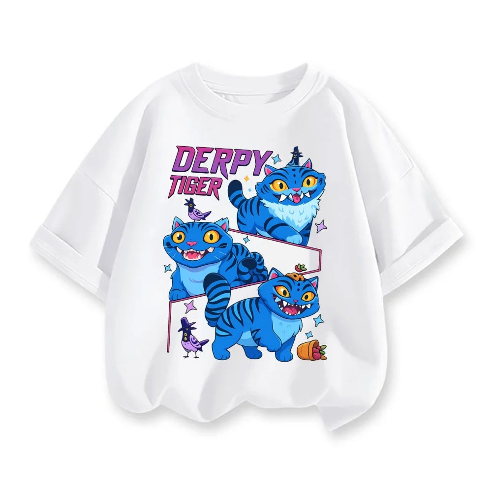 Kpop Demon Hunters Huntrix T-shirts For Kids Boys Girls Summer Casual Tops Short Sleeve Graphic Tees Kpop Demon Hunters T Shirt