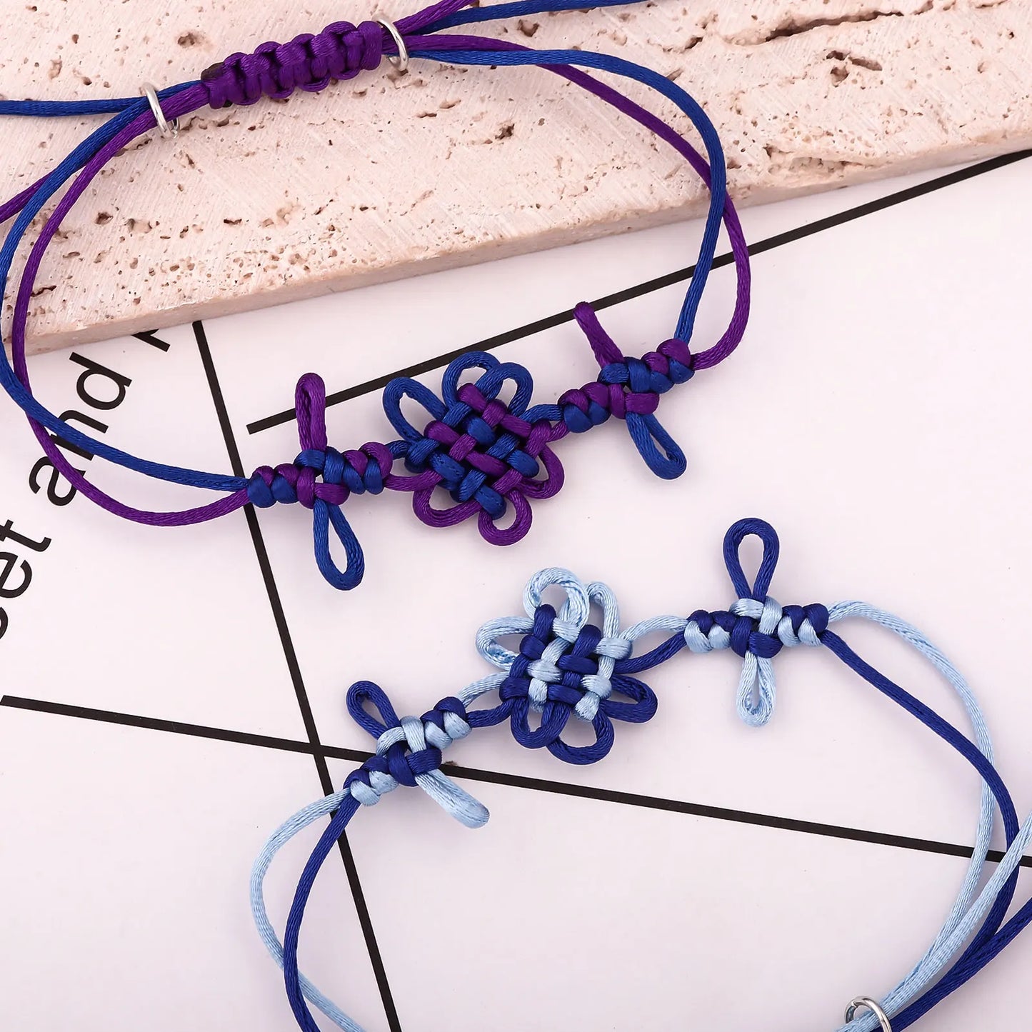 K-Pop Demon Hunters Bracelet Idol Squad Cord Bracelet Witch Slayer Adjustable Lucky Knot Talisman For Protection & Strength