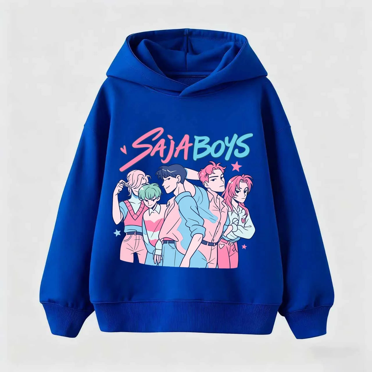 K-pop Demon Hunters Sweet Hoodie for Children Anime Cute Hooded Sweatshirt Boys Girls Spring Autumn Fashion Sports Hoodies Gifts