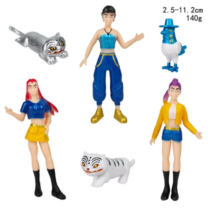 Kpop Demon Hunters Figure Toys Demon Hunters Figures Pvc Model Collectible Game Action Figures Room Decoration Kids Birthday Toy