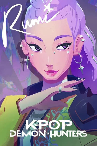 Saja Boys K Pop Demon Hunters Movie Poster Print For Bedroom Living Room Decor Cartoon Music Band Canvas Painting Wall Art