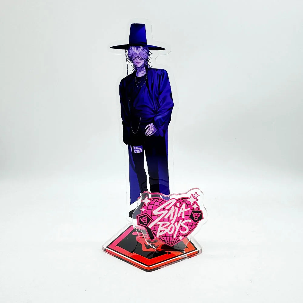 K-Pop Demon Hunters Superstar Rumi Mira Zoe Acrylic KeyChain Standing Plates Backpack Decoration Pendant Ornament Accessories