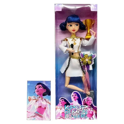 2025 NEW With# Delicate Texture Anime* 30CM K-Pop Demon' Hunters&Doll Vinyl Toy.Rumi Mira Zoey; Birthday Surprise Gift For Girls