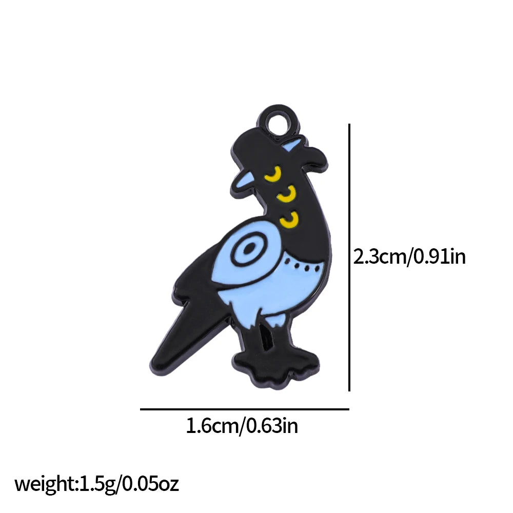 10pcs K-Pop Demon Hunters Fashion Cartoon Anime Alloy Accessories DIY Bracelet Necklace Earring Pendant Wholesale