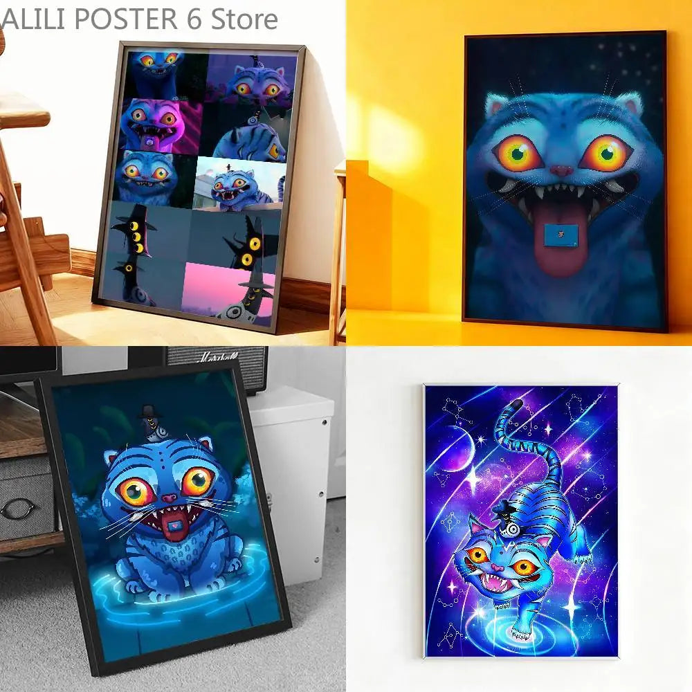 Kpop D-Demon H-Hunters Derpy Sussie Poster Prints Wall Art Painting Picture Gift Living Room Bar Restaurant Dec Sticker Large