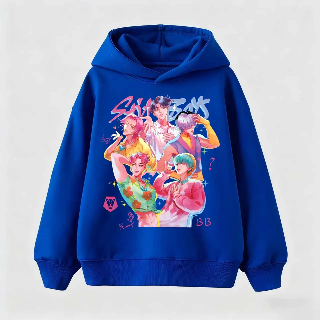 2025 KPop Demon Hunter Cartoon Girls Boy Hooded Sweatshirt Warm Children's Korean Wave Fashion Casual Tops Casual Girls Clothing