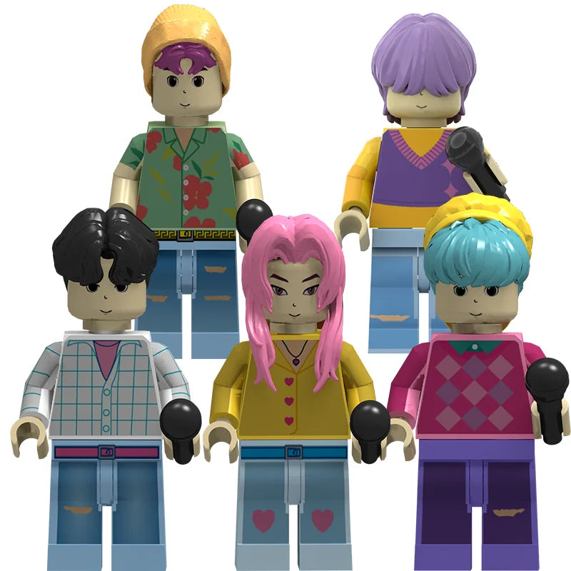 New product: KPop Demon Hunters Building Blocks, Rumi Assembly Model Doll, Building Blocks Toy