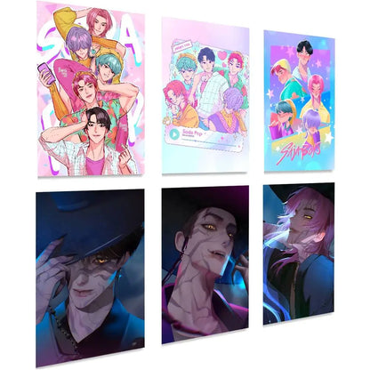 Saja Boys KPop D-Demon Hunters Poster Water Proof Paper Print Room Decor Stickers Art Wall Decoration Bedroom Living Room