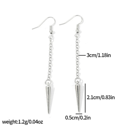 KPop Demon Hunters Jinu Cross Stars Dangle Earrings for Men Women Metal Ear Spring New Gifts Boys Girls Jewelry