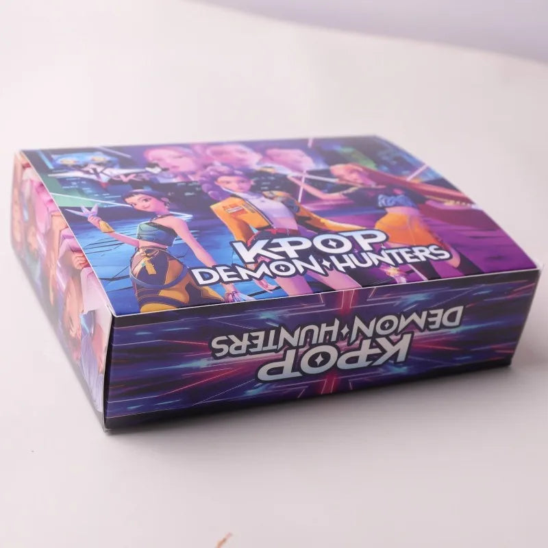 KPOP Demon Hunters Doll Fun Toy Kawaii Anime Doll Keychain Decorative Pendant Demon Girl Group Figure Model Toys Gift