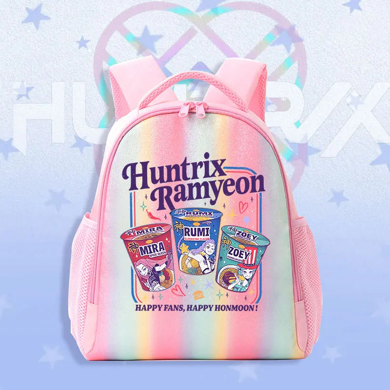 Schoolbag KPop Demon Hunters Children's Backpack Rainbow for K-POP HUNTR/X Rumi Mira Zoey Backpack Gifts Bag Shoulders Bag