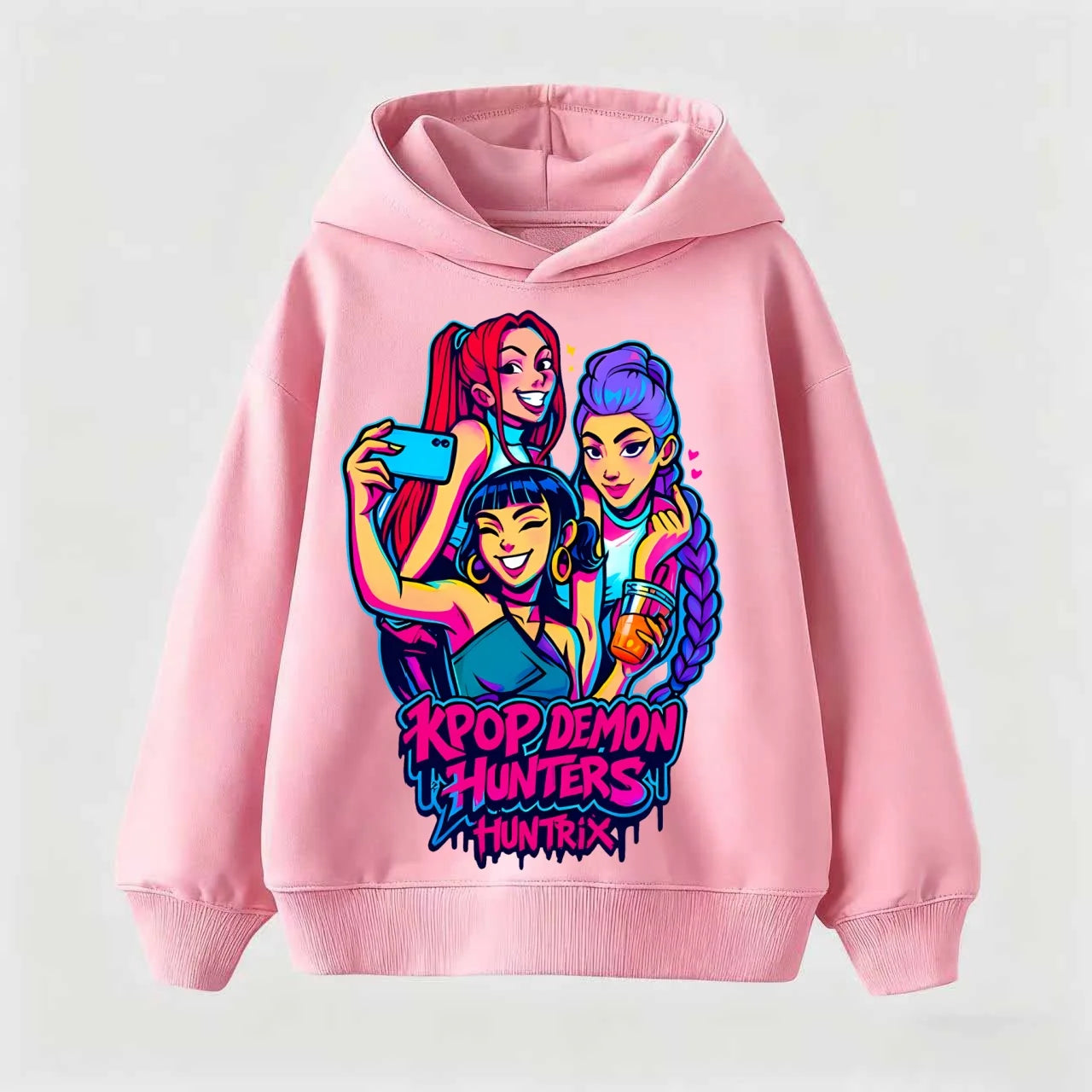 2025 Kpop Demon Hunter Saja Boys Children-Hoodie Harajuku Boys Girls Pullover Tops