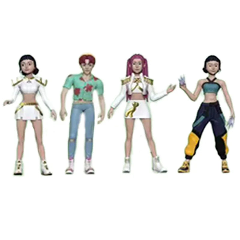 18pcs Kpop Demon Hunters blind box Figure Toy Derpys Tiger Rumi Mira Zoey Sussy Figurine Doll For Fans Christmas birthday Gift