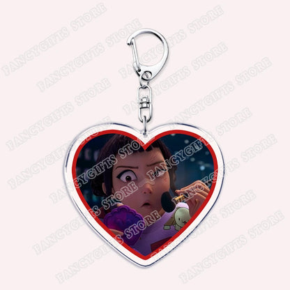 Kpop Demon Girls Keychain for Accessories Huntrix Saja Boys Rumi Zoey Jinu Derpy Tiger Keyrings Key Chains Jewelry Fans Gifts
